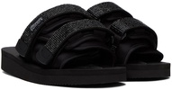 Black Suicoke Edition Moto Sandals