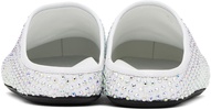 White Fussbett Sabot Slippers