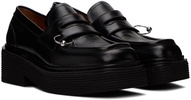 Black Piercing Loafers