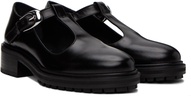 Black Roberta Calf Loafers