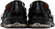 Black Metal Loafers