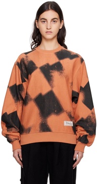 Black & Orange Tenit Sweatshirt