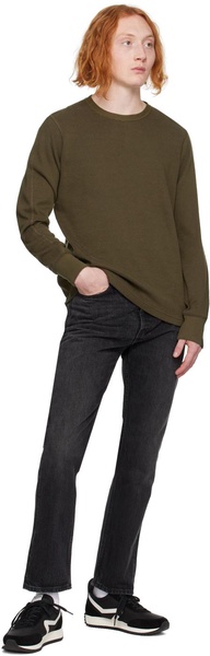 Khaki Collin Long Sleeve T-Shirt