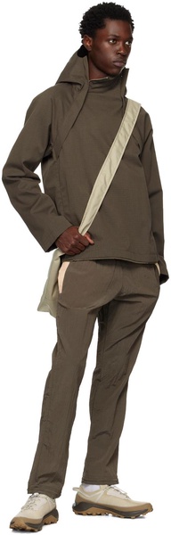 Khaki Two-Tone Trousers