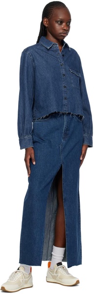 Navy Maxine Denim Shirt