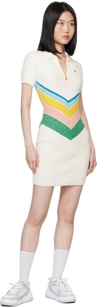 Off-White Chevron Minidress