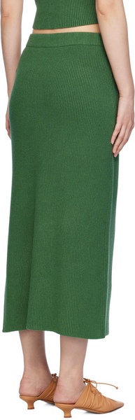 Kyara ribbed midi skirt