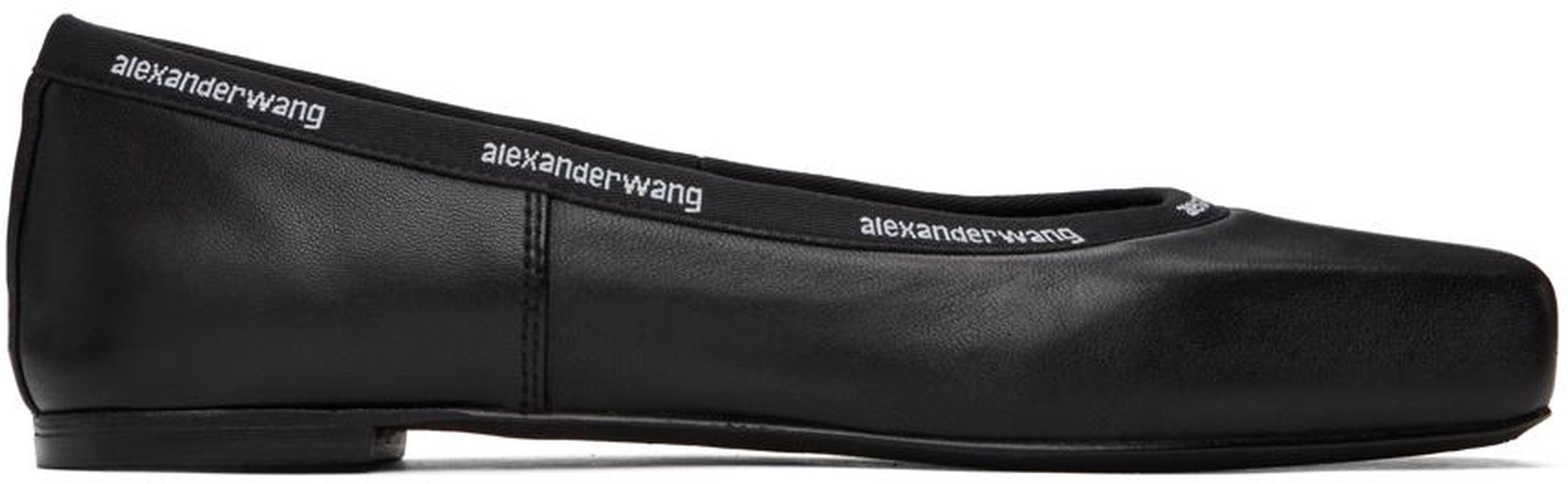 Alexander Wang Billie Flat With Logo Binding Shoes