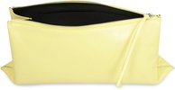 JIL SANDER Sunny Yellow Leather Clutch for Women - SS23 Collection