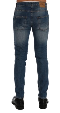 Frankie Morello  Wash Torn Dunfermile Slim Fit Jeans