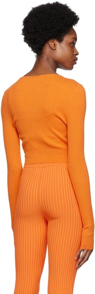 Orange Deco Cardigan