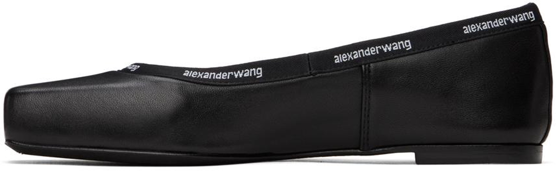 Alexander Wang Billie Flat With Logo Binding Shoes