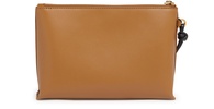 Knot T Pouch in shiny nappa calf leather