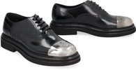 DOLCE & GABBANA Men's Brogue Leather Lace-Up Shoes for FW23