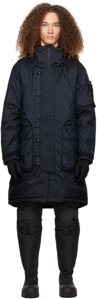 Black Field Down Coat