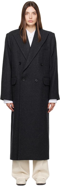 Gray Tailored Peacoat