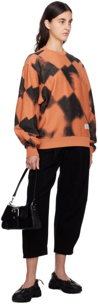 Black & Orange Tenit Sweatshirt