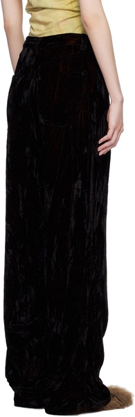 Black Velvet Dante Trousers