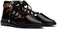 SSENSE Exclusive Black Lace-Up Oxfords