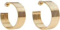 Gold Loop Hoop Earrings