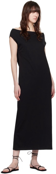 Black Martial Maxi Dress