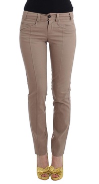 Cavalli Beige slim dress pants