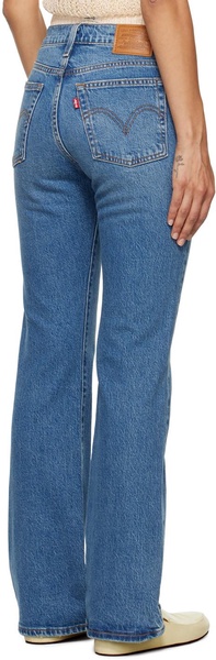 Blue Wedgie Bootcut Jeans