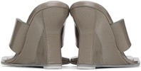 Gray Dune Heeled Sandals