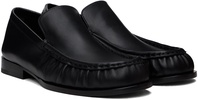 Black Leather Loafers