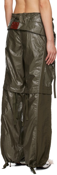 Khaki Ottolinger Edition Adjustable Parachute Cargo Pants