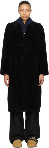 Black Single-Breasted Coat