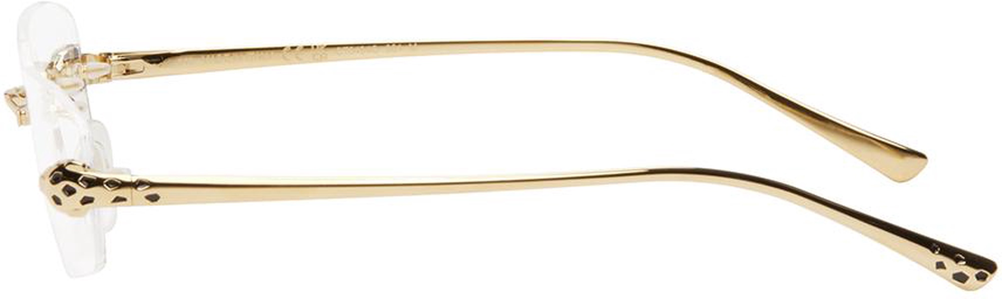 Gold 'Panthère de Cartier' Glasses