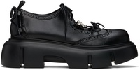 Black Platform Ghillie Brogues