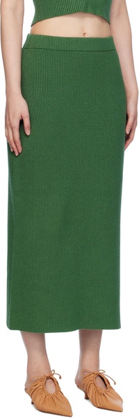 Kyara ribbed midi skirt