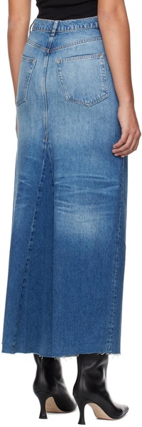 Blue Tazz Denim Maxi Skirt