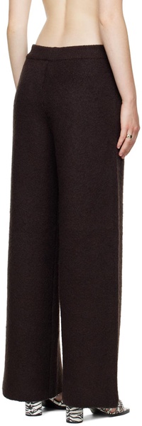 Brown Brushed Trousers