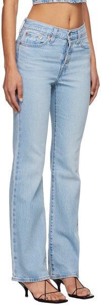 Blue Wedgie Bootcut Jeans