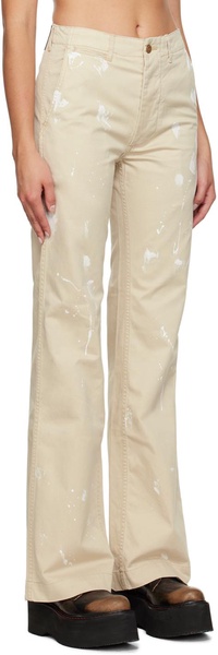 Beige Jane Trousers