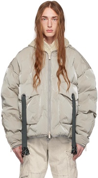 SSENSE Exclusive Gray Cyberen II Down Jacket