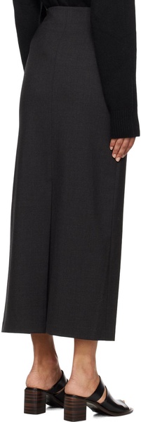 Gray Samos Midi Skirt