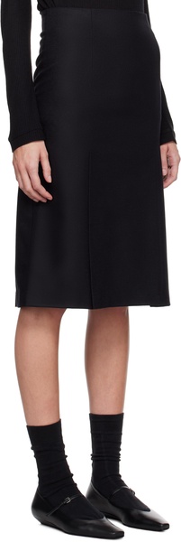 Black Helmi Midi Skirt