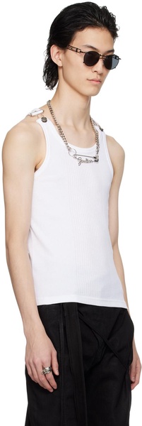 White 'The Straps' Tank Top