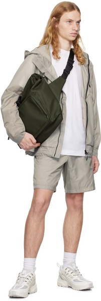 Khaki Rolltop Commuter Bag