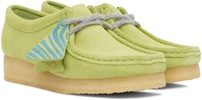 Green Wallabee Derbys