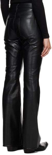 Black Lilah Leather Pants