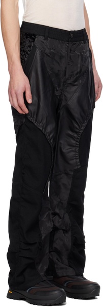 Black Flight Mix Trousers