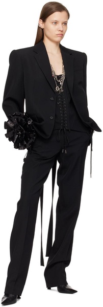 Black Corseted Blazer