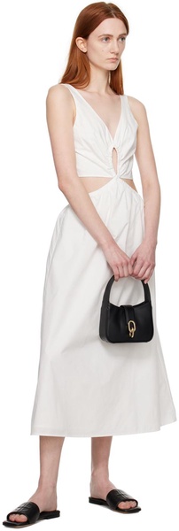 White Dione Midi Dress