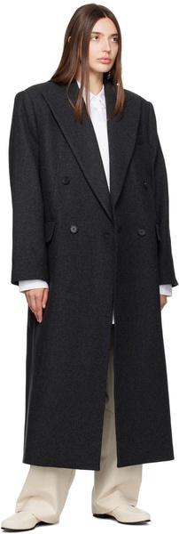 Gray Tailored Peacoat