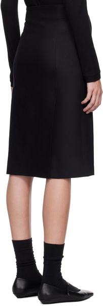 Black Helmi Midi Skirt